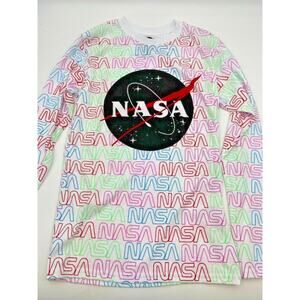 NASA Repeat Logo Shirt. SMALL. NEW